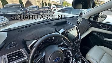 чехол субару: Алькантара Накидка на панель Subaru, цвет - Черный — 1