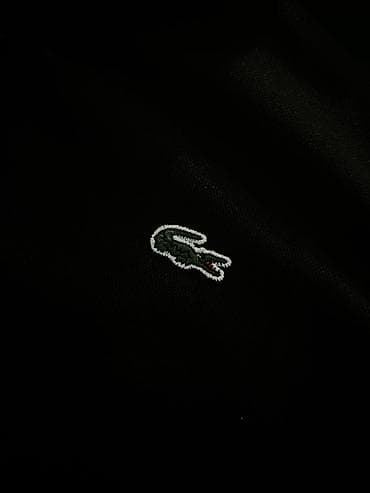 одежда для гор: Мужская футболка, L, Lacoste, Новый, цвет - Черный, Самовывоз — 2