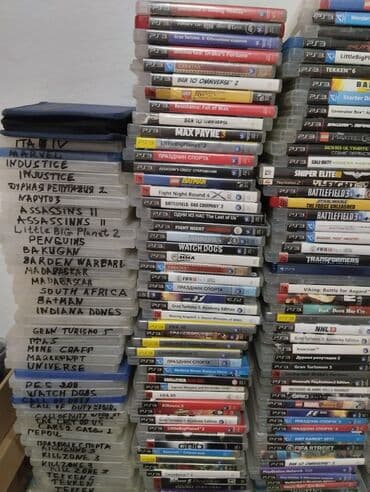 игровые диски: Большая коллекция оригинальных дисков для PlayStation 3 (PS3) Жанры и — 1