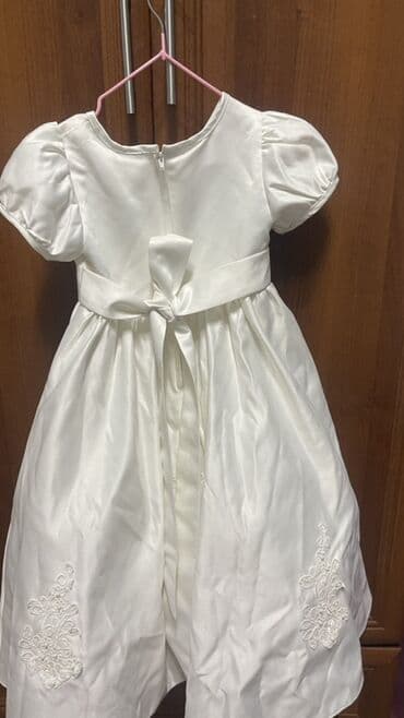 Балдардын кийим-кечелери жана бут кийимдери: Балдар көйнөгү, түсү - Ак, Колдонулган — 2