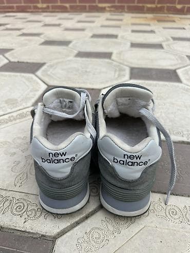 черные вельветовые брюки мужские: Мужские кроссовки, 41, New Balance, Б/у, цвет - Серый, Самовывоз — 4