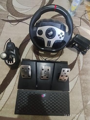 logitech g 29: Игровой комплект для автосимов: руль, педали и отдельный рычаг — 2