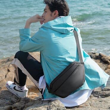 сумку для ноутбука и документов: Cлинг сумка Mark Ryden Mike MR8368 Арт.3087 Мужская черная сумка с — 2