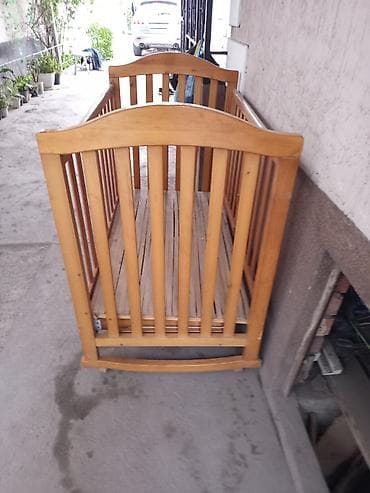 chicco echo: Люлька, Качалка, Дерево, цвет - Коричневый — 3