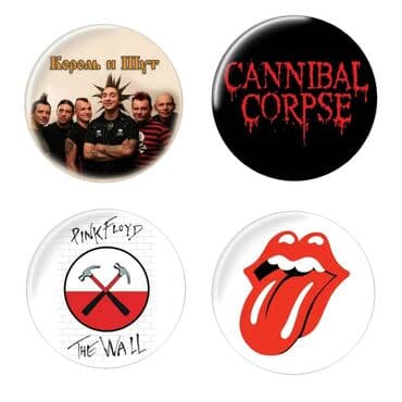 Rockshop: В нашем магазине Вашему вниманию представлены значки с символикой