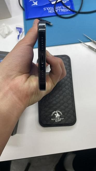 IPhone 12 Pro Max, Б/у, 256 ГБ, Графит, Зарядное устройство, Защитное стекло, Чехол, 76 %
