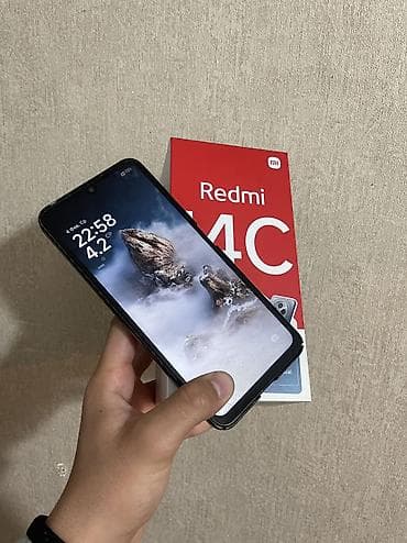 Видео оюндар жана приставкалар: Redmi, Redmi 14C, Жаңы, 128 ГБ, түсү - Кара, 2 SIM, eSIM — 2