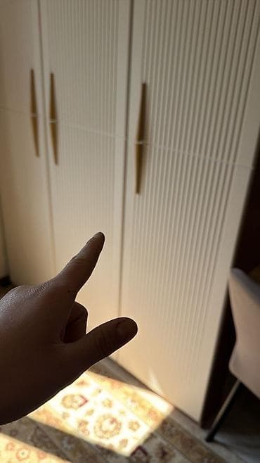 куплю письменный стол бу: Комплект офисной мебели, Б/у, Шкаф, ДСП, цвет - Бежевый — 2