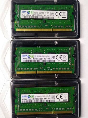 Электрондук китептер: Оперативдик эс-тутум, Жаңы, Samsung, 8 ГБ, DDR3, 1600 МГц, Ноутбук үчүн — 3