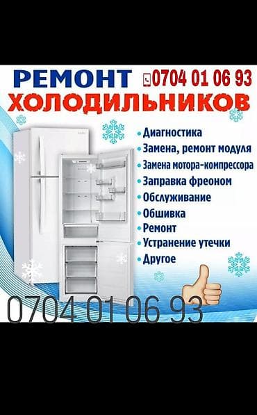 Ремонт холодильник Ремонт морозильник Выезд на дом Фрион Утечка Замена at lalafo.kg Ремонт холодильник Ремонт морозильник Выезд на дом Фрион Утечка Замена