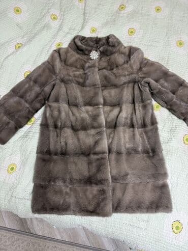 second hend: Шуба, Норка, По колено, L, XL — 1