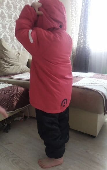 Балдардын башка кийимдери: Продаю зимний комплект из мембранной ткани, б/у. Размер 86-92 см — 7