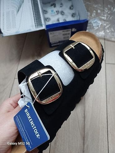 обувь 38 39: Босоножки, 40, Birkenstock, Новый, цвет - Черный, Самовывоз — 5