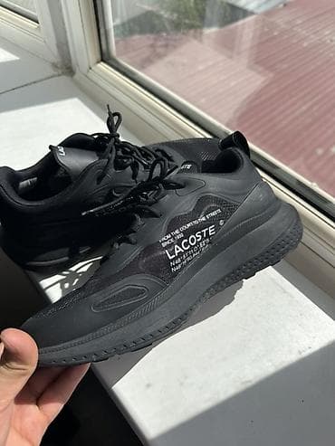 foot patch: Мужские кроссовки, 43, Lacoste, Новый, цвет - Черный, Самовывоз, Бесплатная доставка — 3