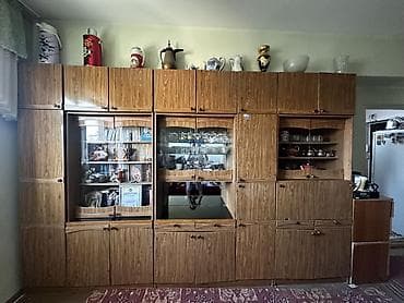 Стенка-шкаф, Тип стенки-шкафа: Модульная, Для зала, Б/у, Особенности: Для хранения посуды at lalafo.kg Стенка-шкаф, Тип стенки-шкафа: Модульная, Для зала, Б/у, Особенности: Для хранения посуды