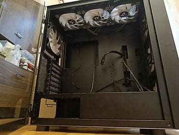 Стол компьютерлери жана комлектөөчүлөр: ПК корпусу, Thermaltake, түсү - Кара — 2