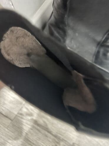 Weltmeister: Черные кожаные ботинки-челси на массивной протекторной подошве — 3