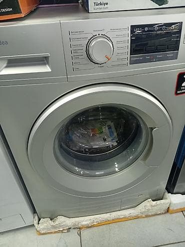 Стиральная машина с фронтальной загрузкой Midea (серебристый цвет)