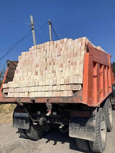 Кирпич, строительные блоки: Пустотелый, дырчатый, Жженый кирпич, Полублок, 250×120×90 — 7
