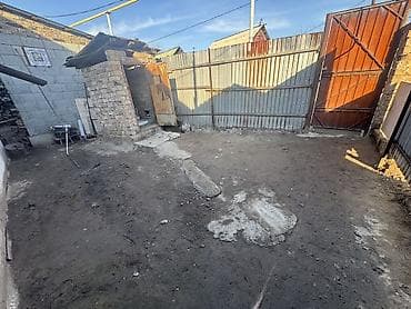 4 комнаты: Кызыл-Аскер жер там сатылат. Жери — 2 сотых. Газ, канализация бар — 7