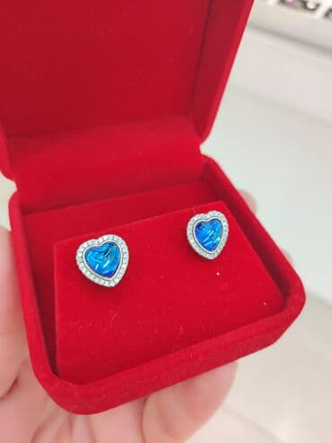 золотая лошадь цена: Серебряные серьги, Проба 925, Женские, Новый — 5