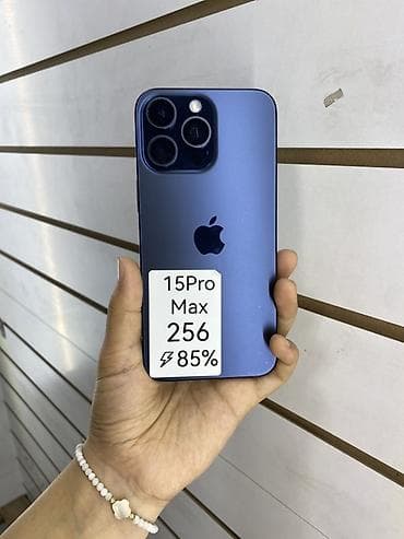 IPhone 15 Pro Max, 256 ГБ, Blue Titanium, 85 %
