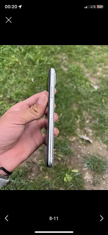 iphon x: IPhone X, Б/у, 256 ГБ, Белый, Защитное стекло, Чехол, 67 % — 6