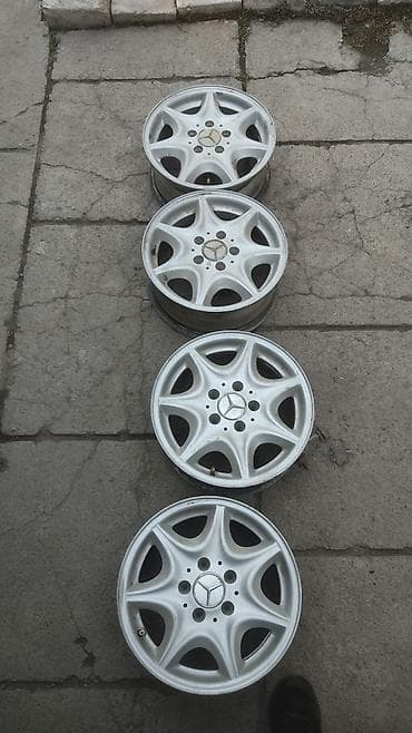 bmw e39 2 5: Литые Диски R 15 Mercedes-Benz, Комплект, отверстий - 5, Б/у — 1