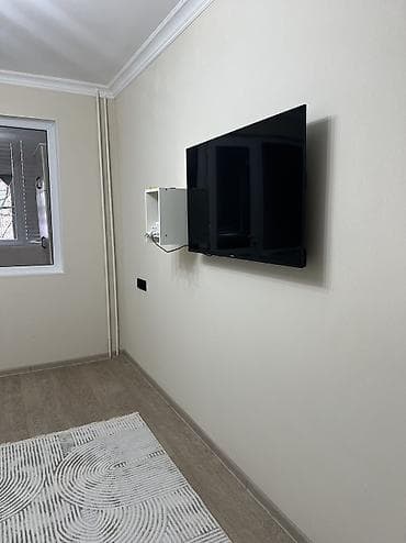 квартира берилет бишкек 2023: 2 бөлмө, Душ кабинасы, Жаздык, жууркан-төшөк каптары, Кондиционер — 4