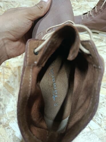 ecco 42: Ботинки, 38, Tamaris, Б/у, цвет - Серый, Платная доставка, Бесплатная доставка, Самовывоз — 3