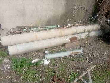 him kg: Продаю асбестовые трубы 3шт. Две целые 3.9 метра одна разрезана на две — 2