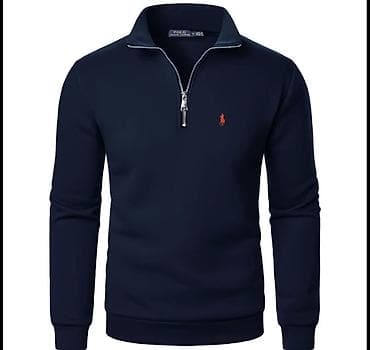 кофта полузамок: Мужская толстовка, M, XL, 3XL, Us Polo Assn, Новый, цвет - Зеленый, Бесплатная доставка — 2