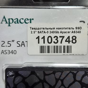 asic l3: Накопитель для ПК, Новый, Apacer, SSD, 256 ГБ, 2.5", Для ПК — 4