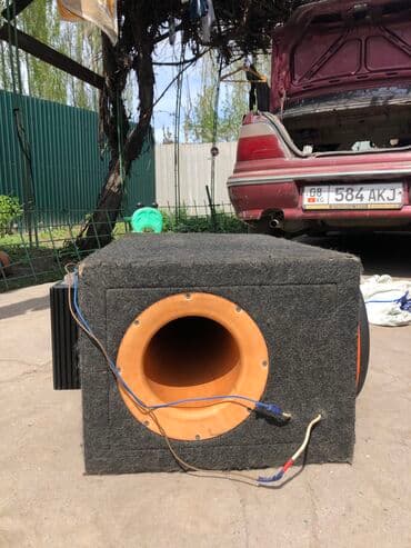 Сигнализация: Саб,в хорошем состояние,размер динамика 12,усилитель SWAT — 5