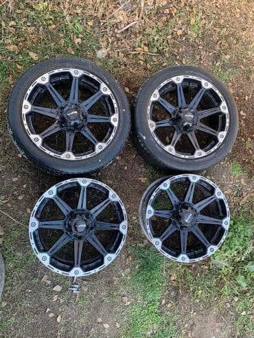 шины бу бишкек оптом: Колеса в сборе 285 / 45 / R 22, Лето, Б/у, Комплект, Внедорожные (АТ/МТ), Литые, отверстий - 5 — 8
