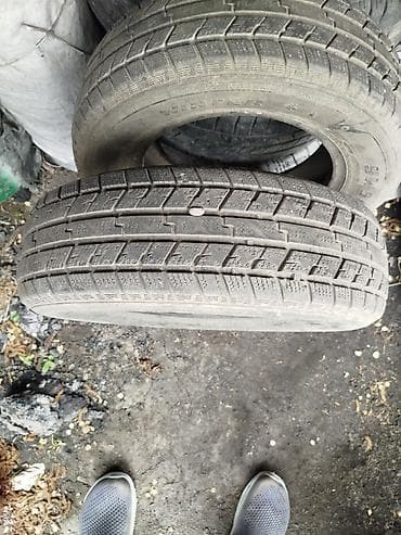 шина на мопед: Зимние шины без шипов (фрикционные), 2 шт. продаю шины р13 в хорошем — 1