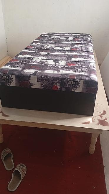 single bed: Односпальная кровать, С ящиком для хранения, длина - 2 см — 4