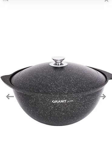 Казан GRANIT Ultra с крышкой - Материал: литой алюминий с прочным at lalafo.kg Казан GRANIT Ultra с крышкой - Материал: литой алюминий с прочным
