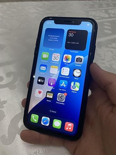 a03 core: IPhone Xr, Колдонулган, 128 ГБ, Көк, Коргоочу айнек, Каптама, 79 % — 7
