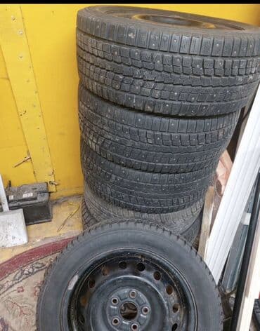 шины на спринтер 16с: Шины 205 / 55 / R 16, Зимняя шипованная, Б/у, Комплект, Легковые, Япония, DUNLOP — 2