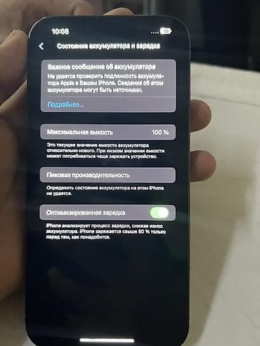 IPhone 13 Pro Max, 256 ГБ, Черный, 100 %