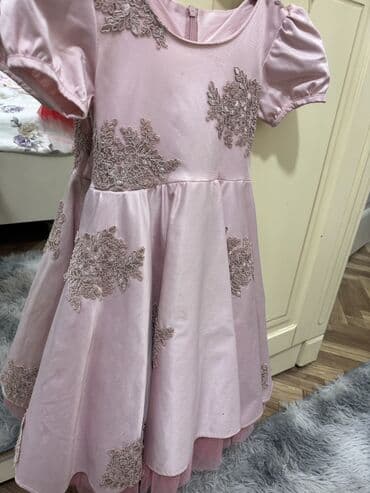 платье на утренник: Детское платье, цвет - Розовый — 1