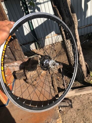 обода на велосипед: Заднее колесо для велосипеда 26" - Обод алюминиевый, под ободной — 1