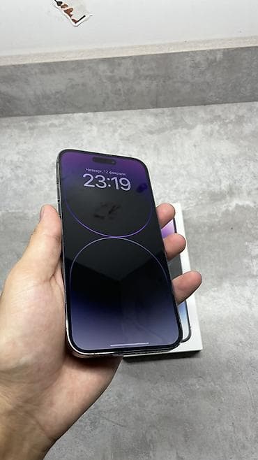 note 7 pro: IPhone 14 Pro Max, Б/у, 512 ГБ, Deep Purple, Кабель, Коробка, 79 % — 4