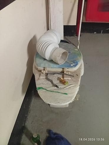 ящик для мусора: Унитаз Напольный, Материал: Керамика — 1