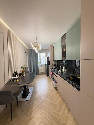 sky: 4 комнаты, 130 м², Ак-Кеме (старый аэропорт) Элитка, 6 этаж, Евроремонт — 1