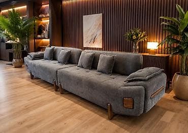 Диван модульный современный, серый - Тип: модульная секционная at lalafo.kg Диван модульный современный, серый - Тип: модульная секционная