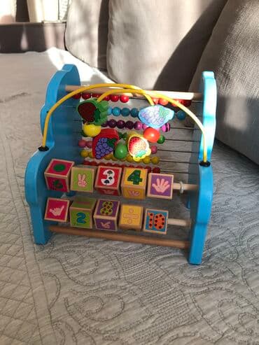 развивающие игрушки из дерева для детей: Развивающая игрушка из дерева. Состояние отличное, без единой поломки — 2