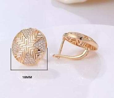 Браслеты: Бижутерия серьги и цепочка (40+5см) в хорошем состоянии — 2