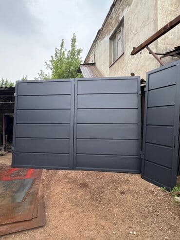 каркас дома: Металлические ворота для частного дома/усадьбы - Типы: распашные и — 20